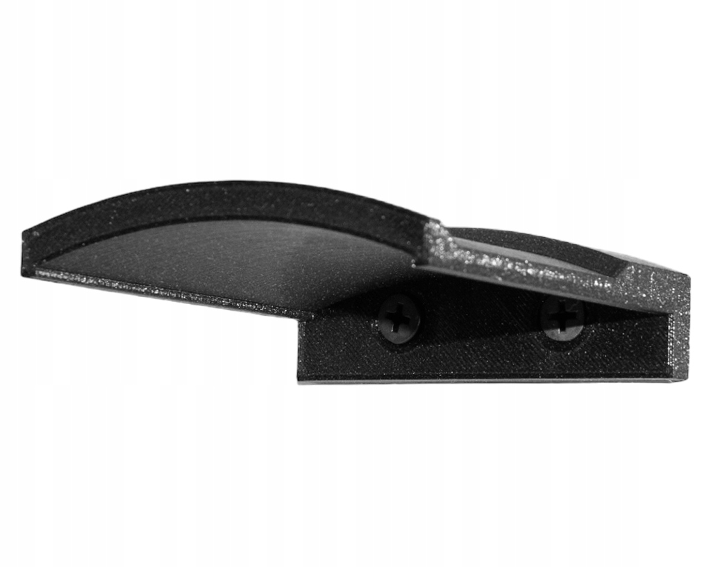 WIESZAK UCHWYT STOJAK NA SŁUCHAWKI CZARNY BROKAT Materiał dominujący tworzywo sztuczne