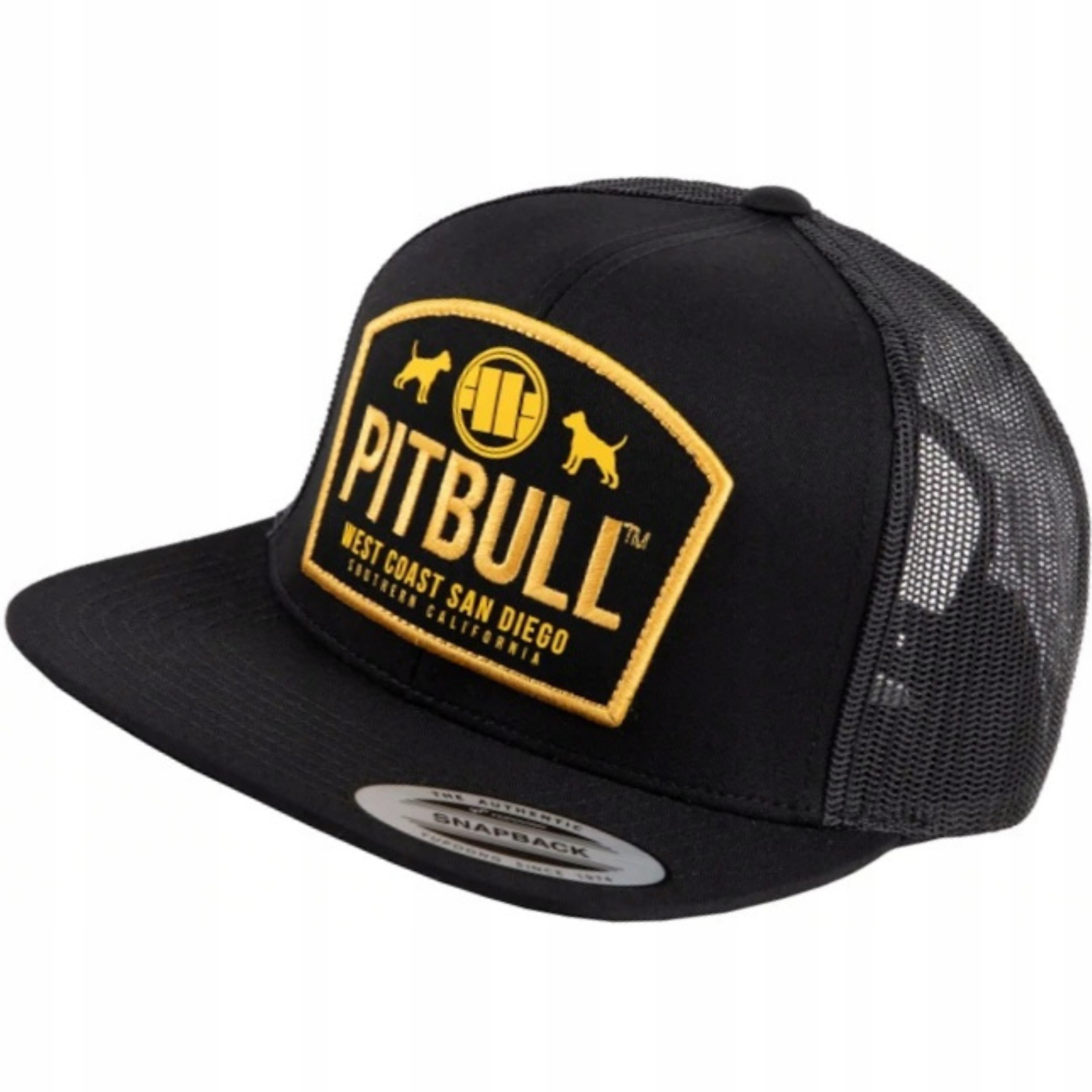 DŻOKEJKA PITBULL MESH SNAPBACK DOGS TRAKERKA UNI