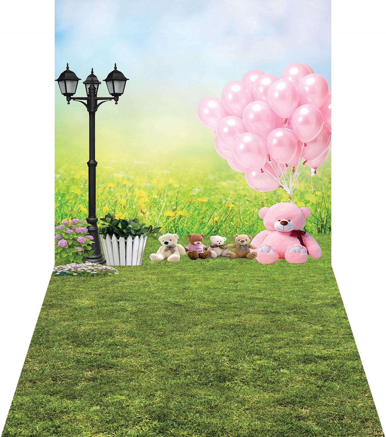 TŁA tło wielkanocne, tło wiosenne 160x400 WSN044