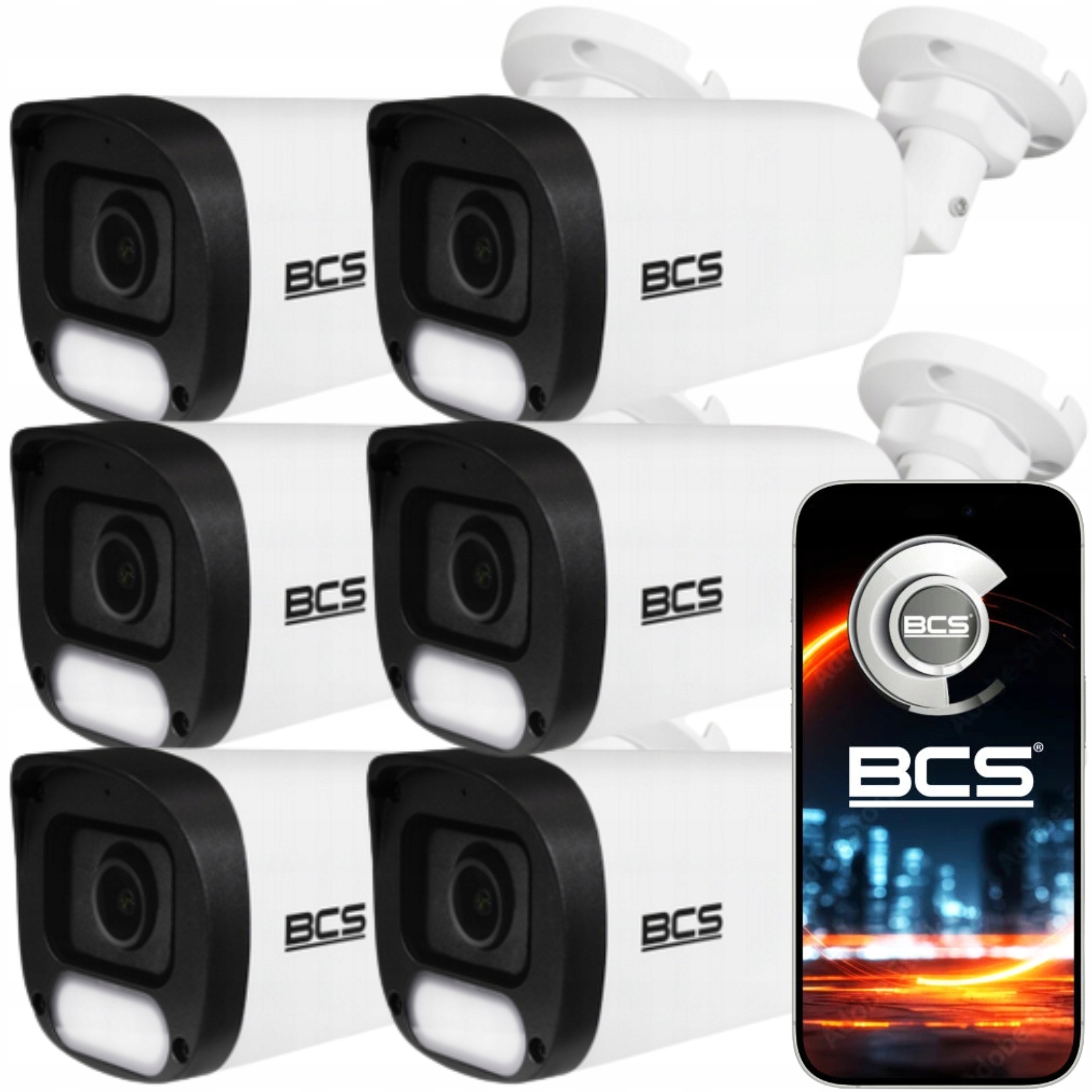 Kamera 6x BCS-P-TIP24FCL3-Ai1 4MPX Zoom X16 Funkcje Ai Whitelight Blc Hlc