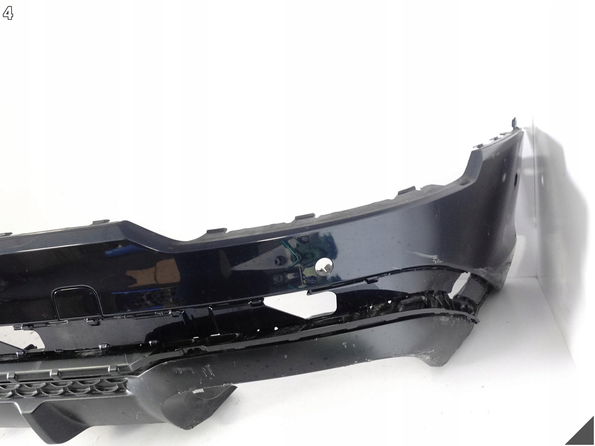 AUDI Q8 S-LINE SQ8 4M8 LIFT 23- bumper SPOILER diffuser rear part (PDC/towing)
