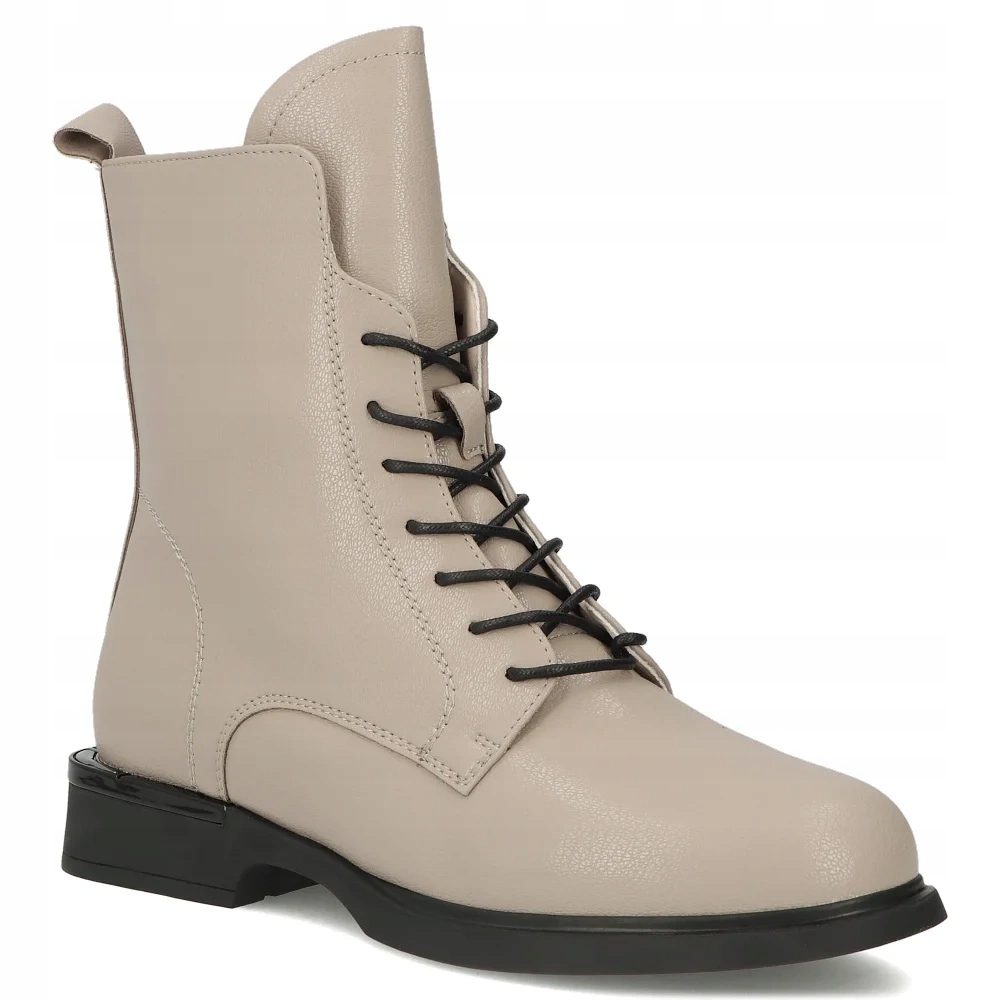 Filippo DBT7222/25 Be béžové kožené kotníkové kotníkové boty 39