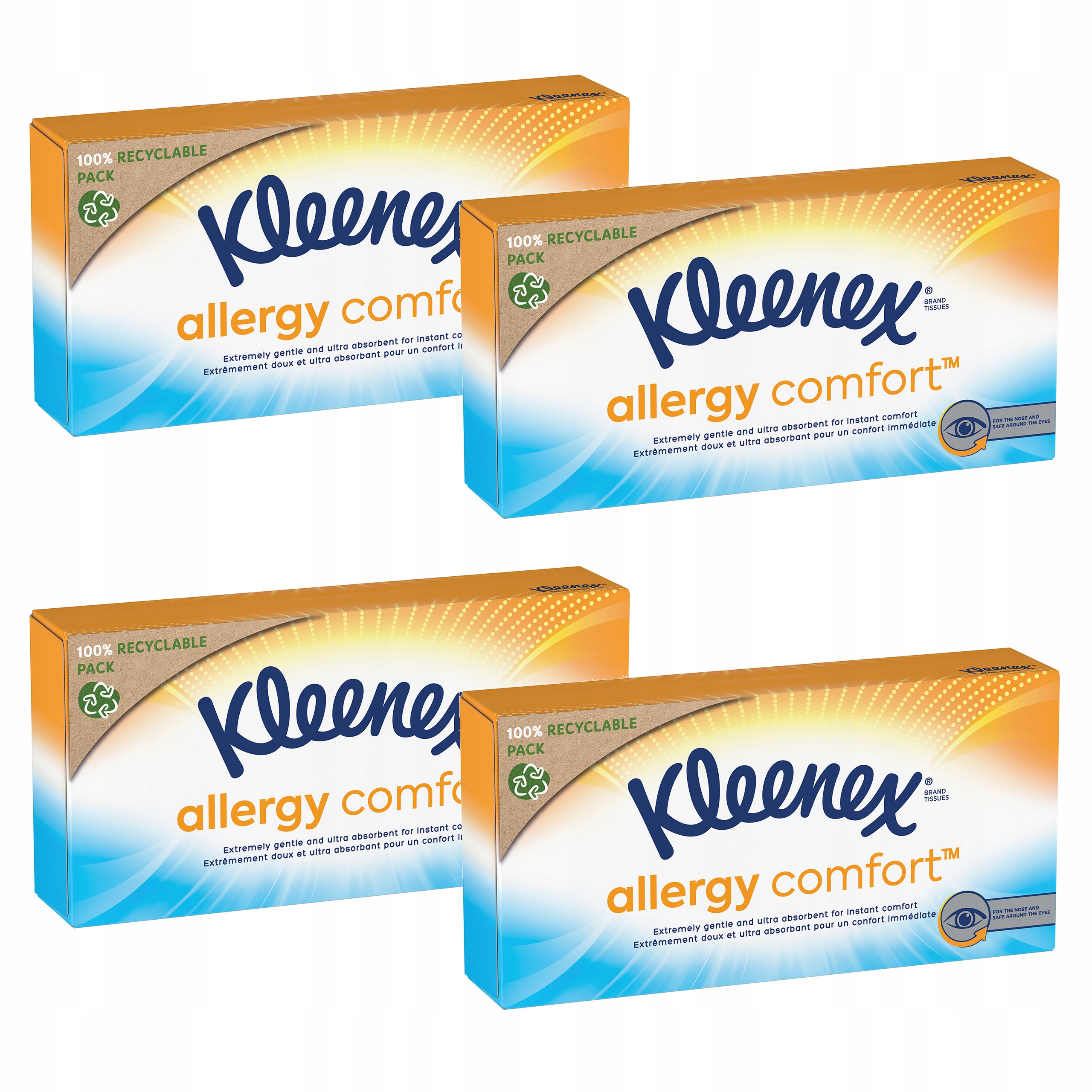 

Kleenex Box Allergy Comfort Chusteczki 4x 56szt