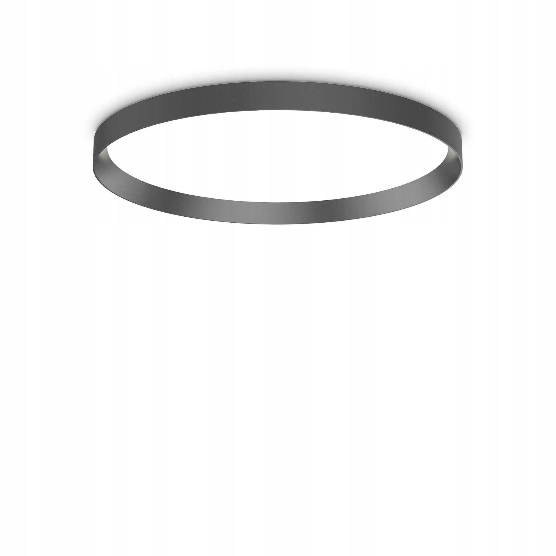 Stropné Led svietidlo Ideal Lux Fly čierne 53W 8000lm 4000K 60cm