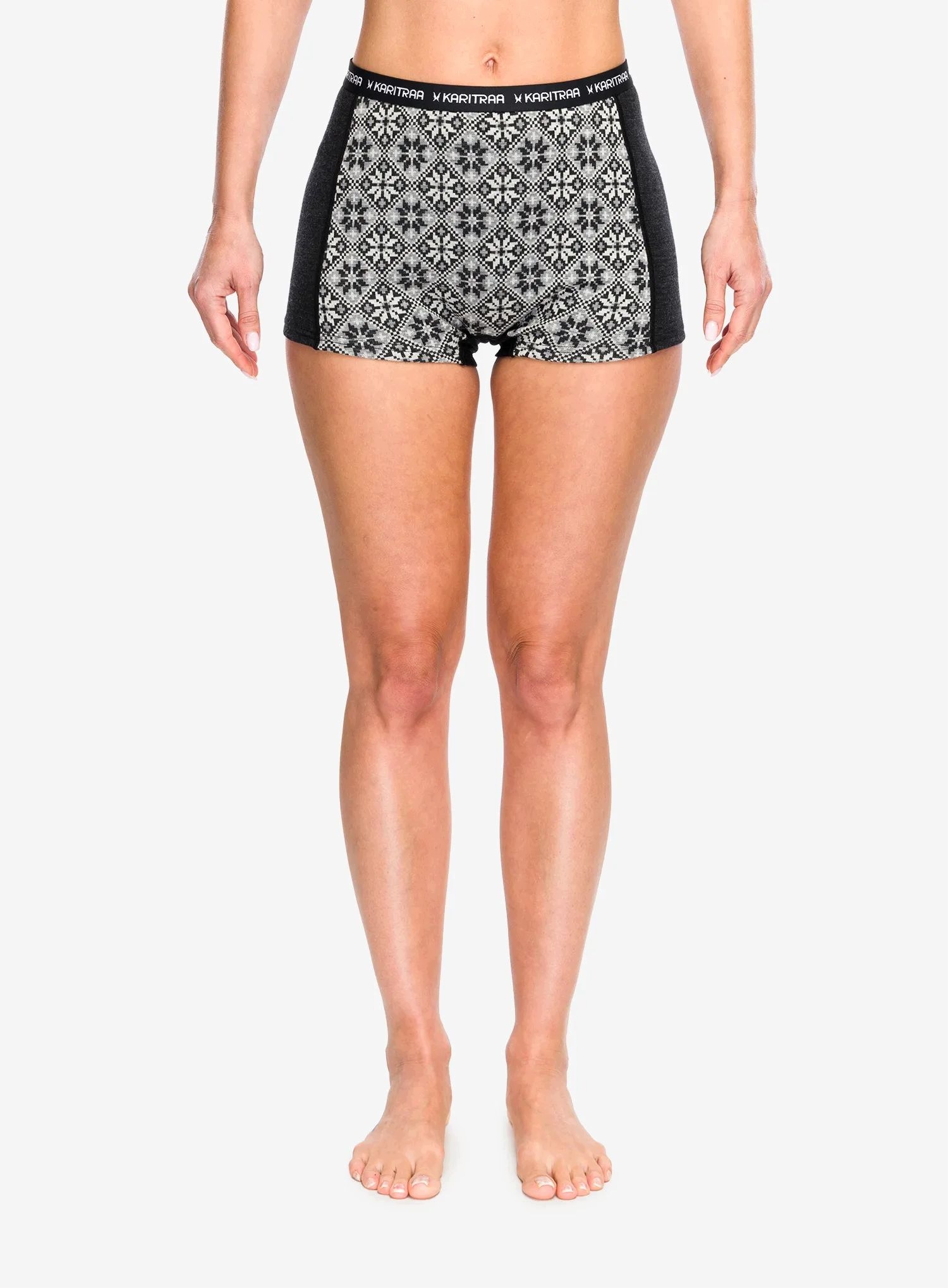 Bokserki termoaktywne damskie Kari Traa Rose Boxer black L