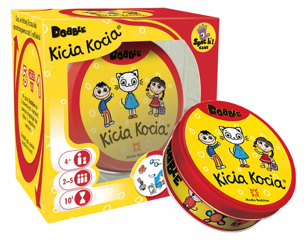 

Gra Dobble Kicia Kocia gra rodzinna doble