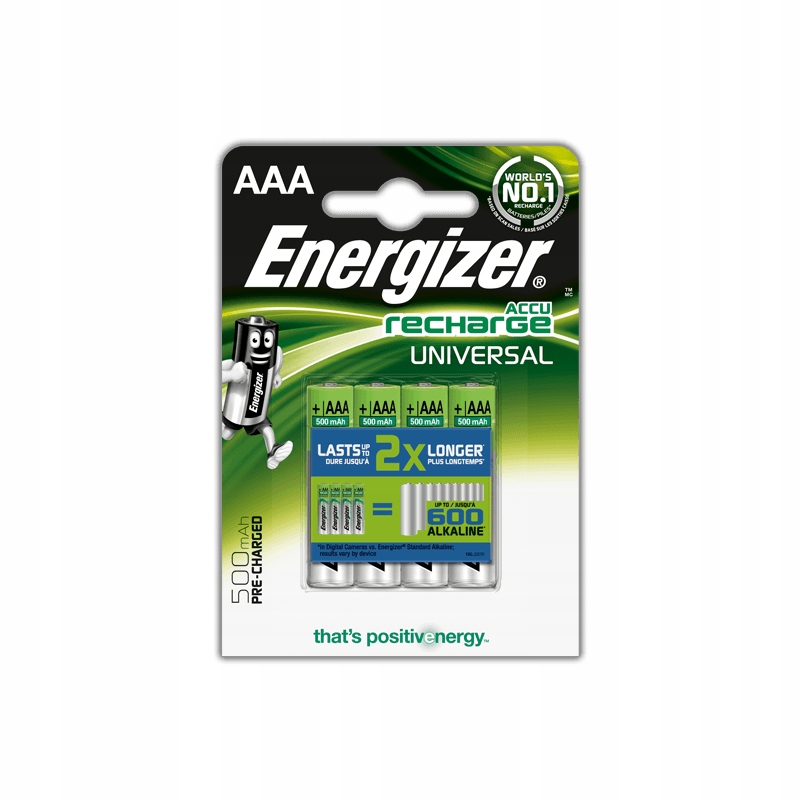 

4 X Akumulator Energizer 500 mAh Aaa HR3