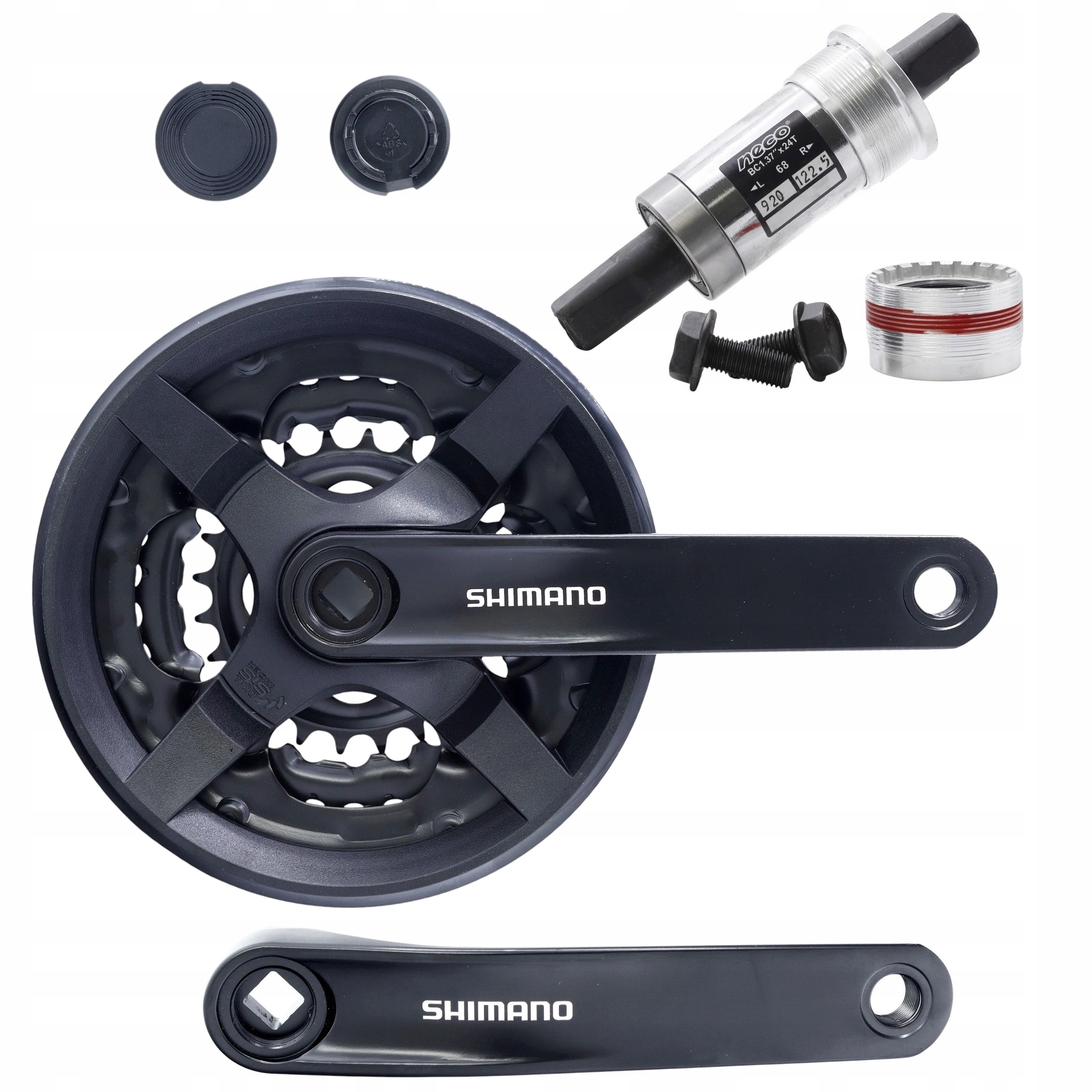 Mechanizm Korbowy Shimano FC-TY301 I Suport Neco Łożyska Maszynowe