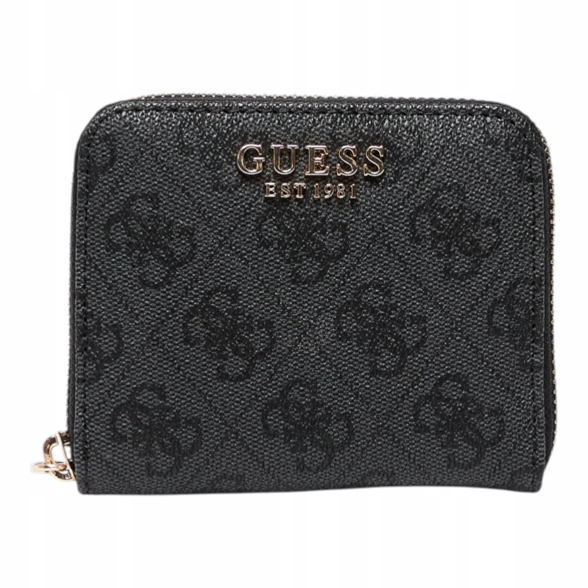 Guess Dámská Peněženka Laurel II Slg Small Zip Černo-šedá