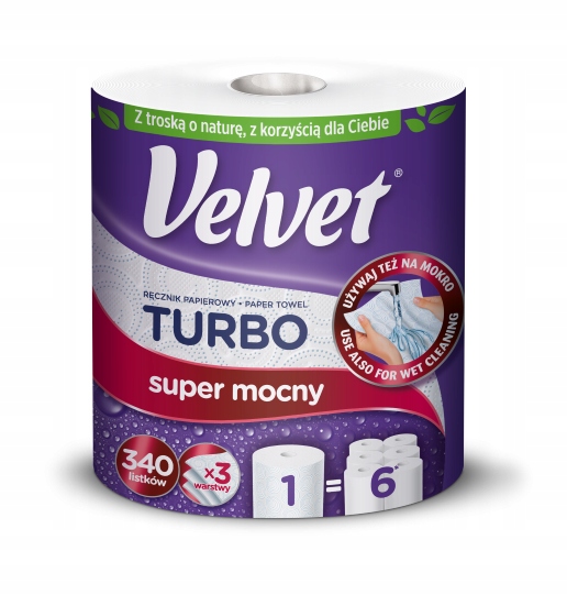 VELVET Ręcznik papierowy A1 3w Turbo