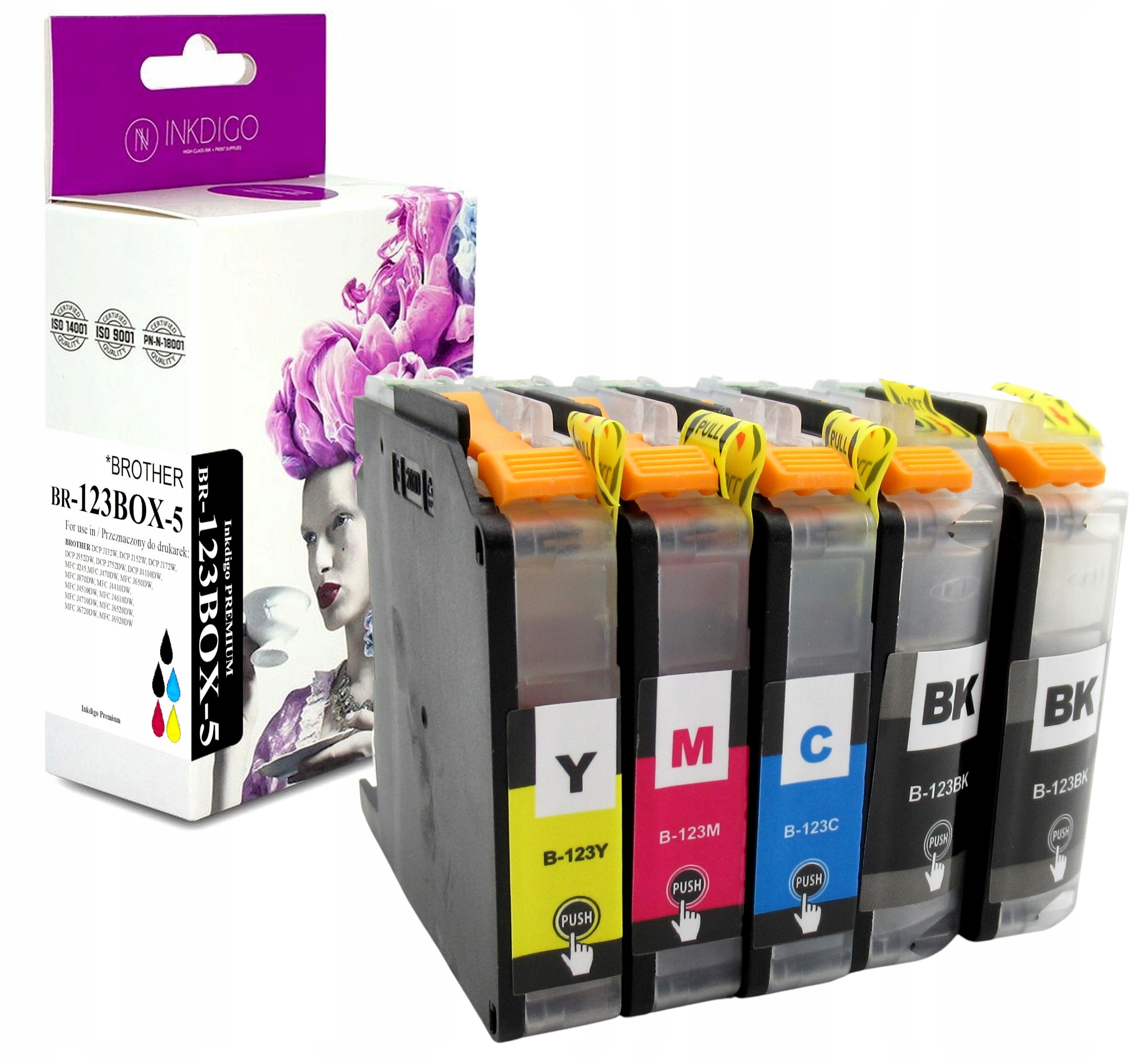 

5x Tusz do Brother MFC-J4310DW J4510DW J4610DW