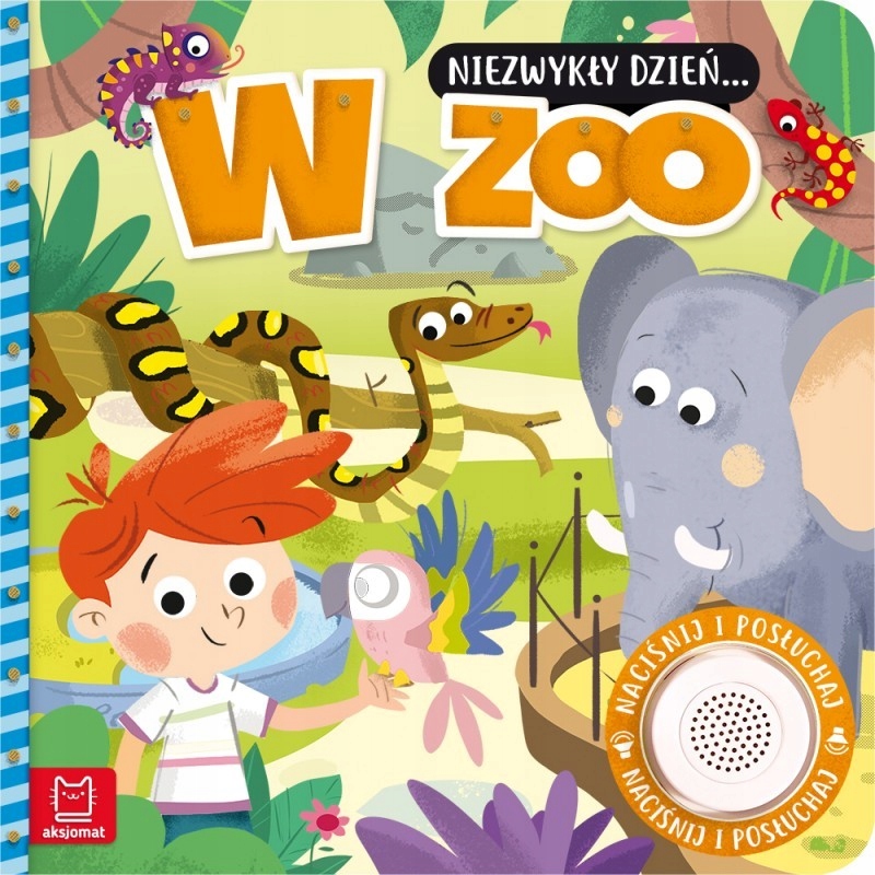 

Książeczka Z Dźwiękiem Niezwykły dzień W zoo