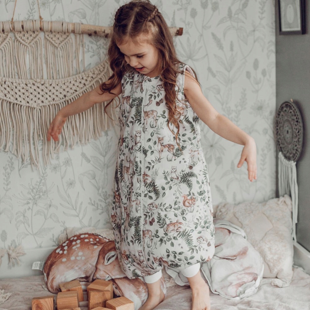 ŚPIWOREK DO SPANIA Z NOGAWKAMI S 0.5TOG 86/92/98 Rękaw bez rękawów