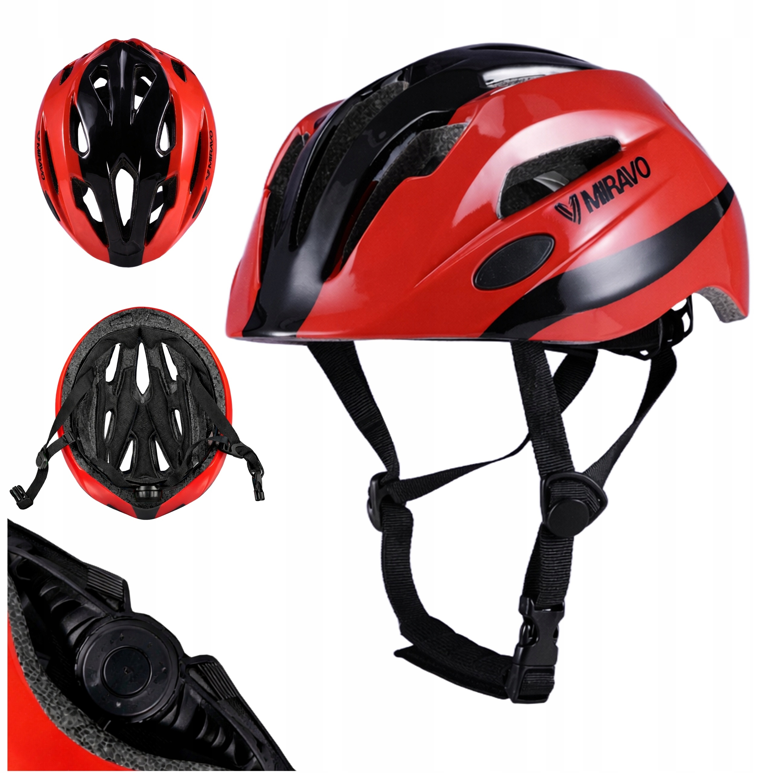 Kask Rowerowy Dziecięcy Hulajnoga Regulowany Rozmiar 52-56 CM S Lekki