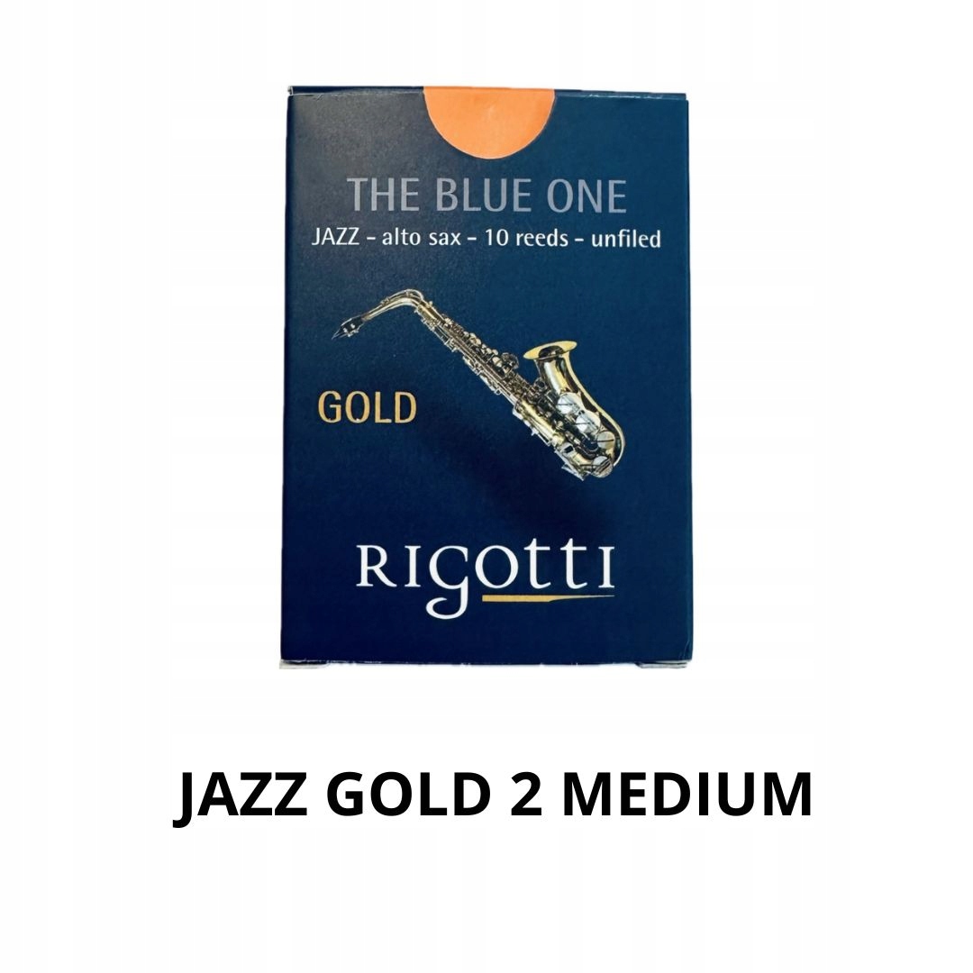 Stroik Rigotti Gold Jazz 2 medium saksofon alt.