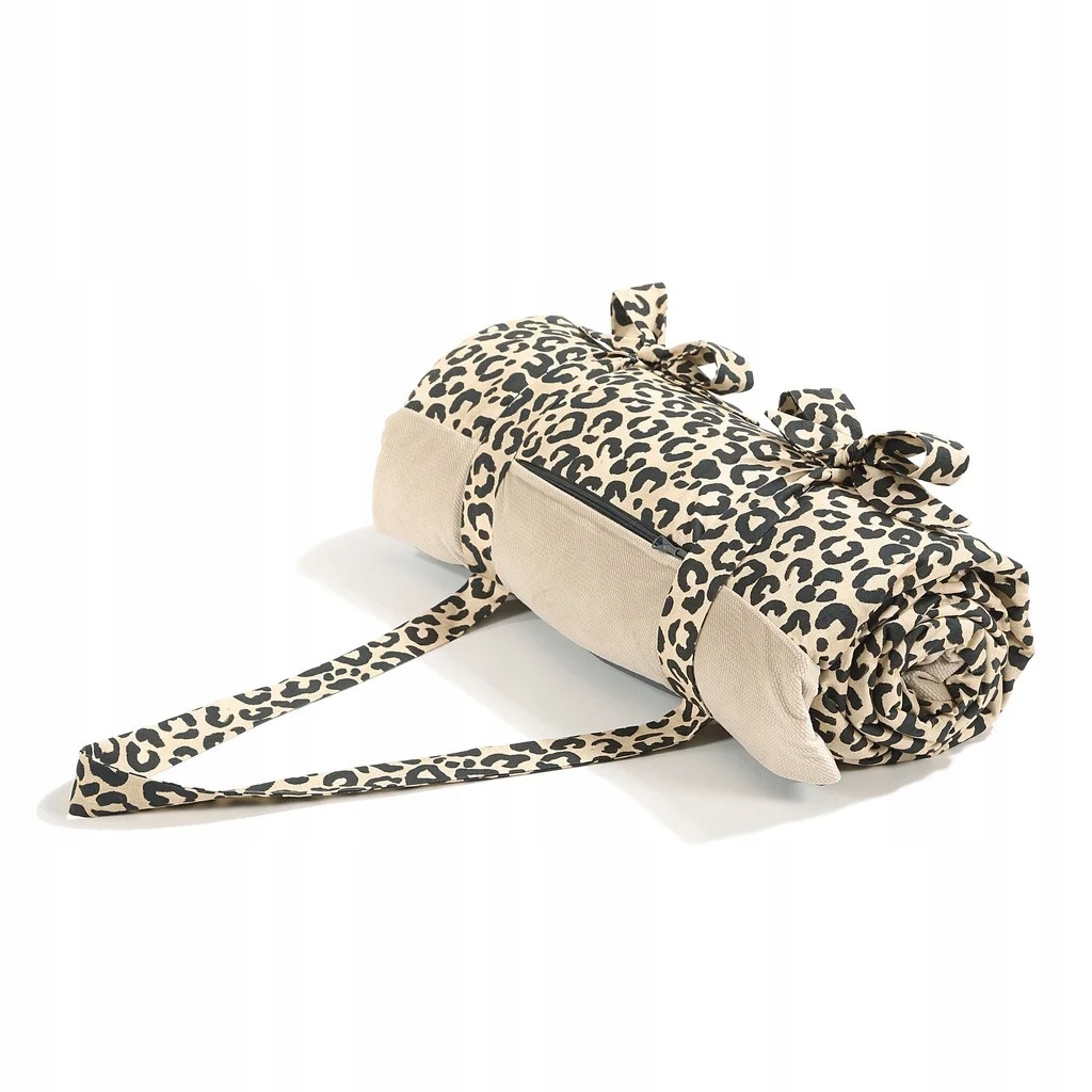 Leopard Cream XL by Lamparska Pikniková Deka s kapsou Podložka La Millou