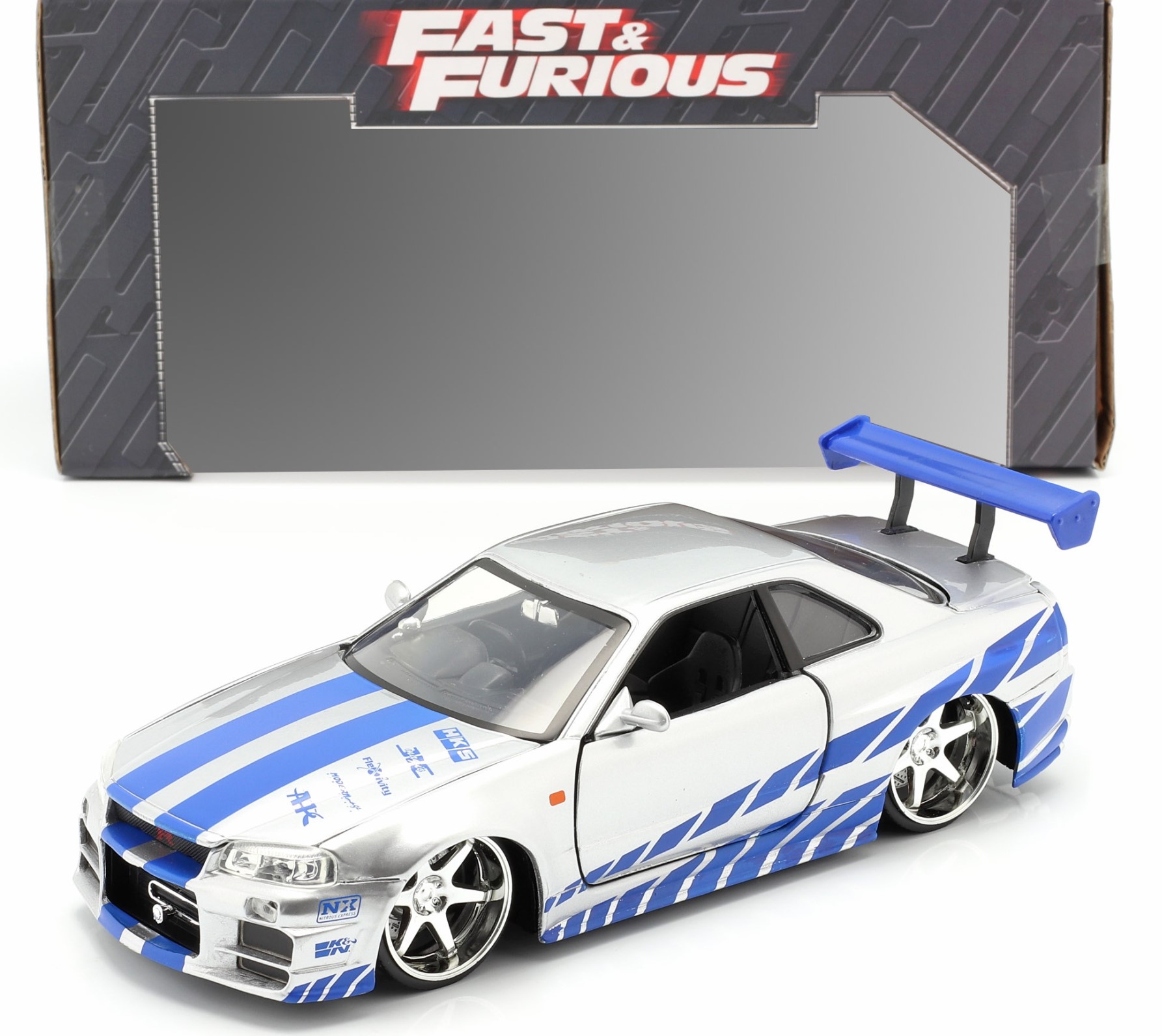 Nissan Skyline Gt-r R34 Brian Szybcy i wściekli Fast&Furious Jada Toys 1:24
