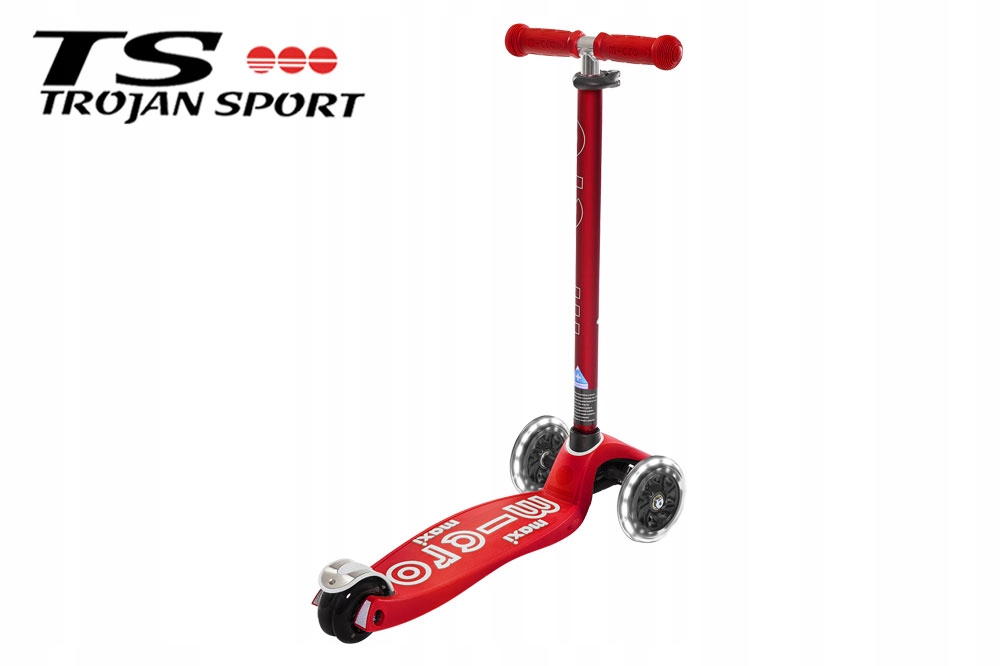 HULAJNOGA MAXI MICRO DELUXE LED RED MMD068 Kolor Czerwony