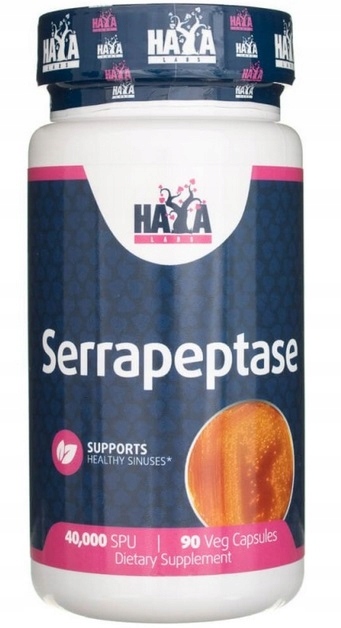 Haya Labs Serrapeptase 40,000 spu 90 kapsúl Serrapeptáza