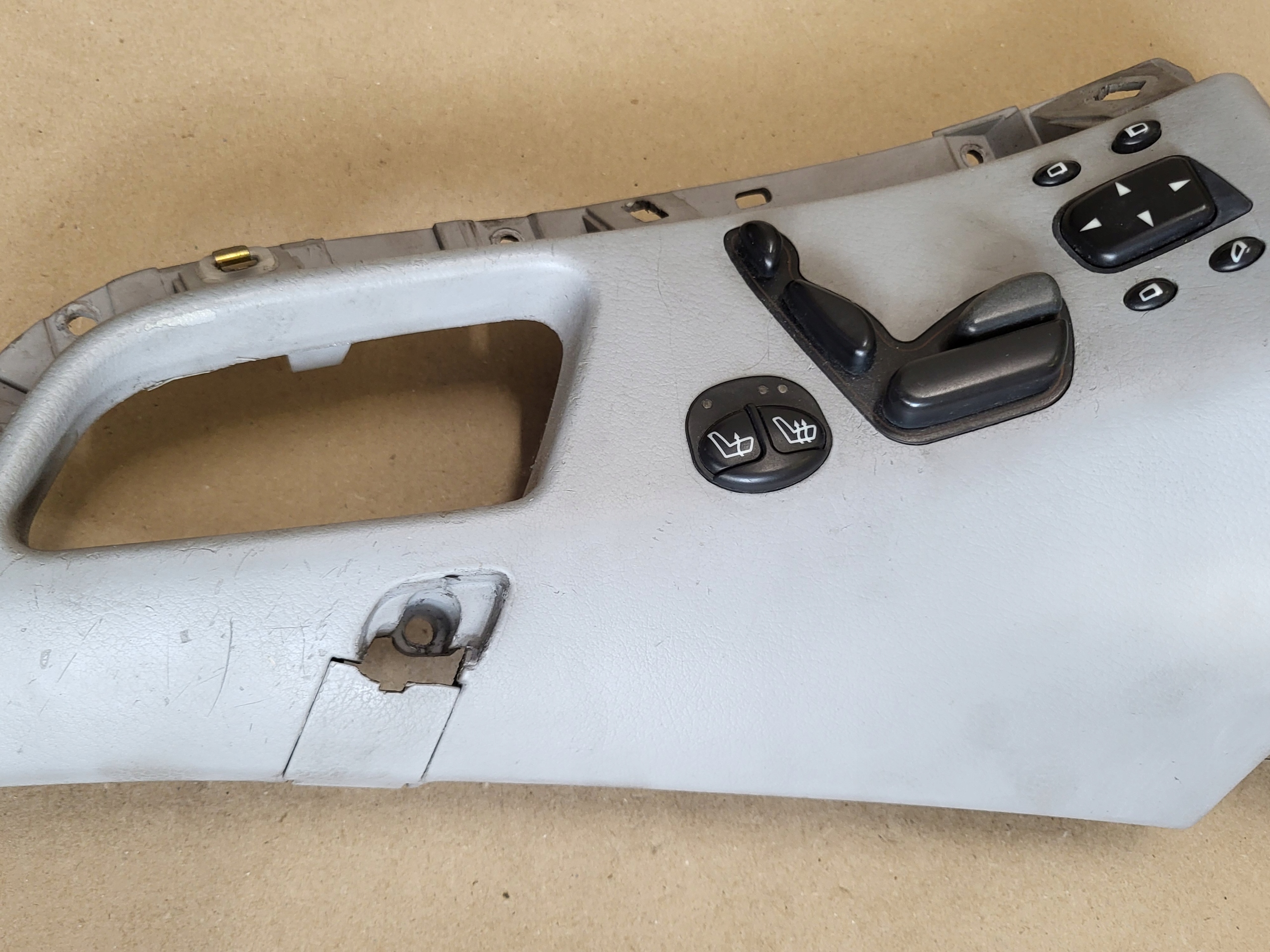 PANEL switch control seat cover left front MERCEDES S W220 OE EU