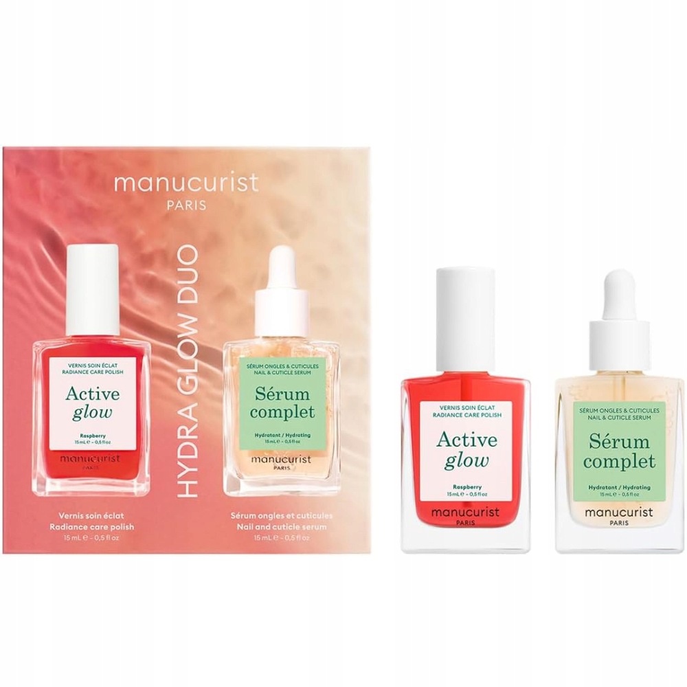 Manucurist Hydra Glow Duo sada pro péči o nehty a nehtovou kůžičku