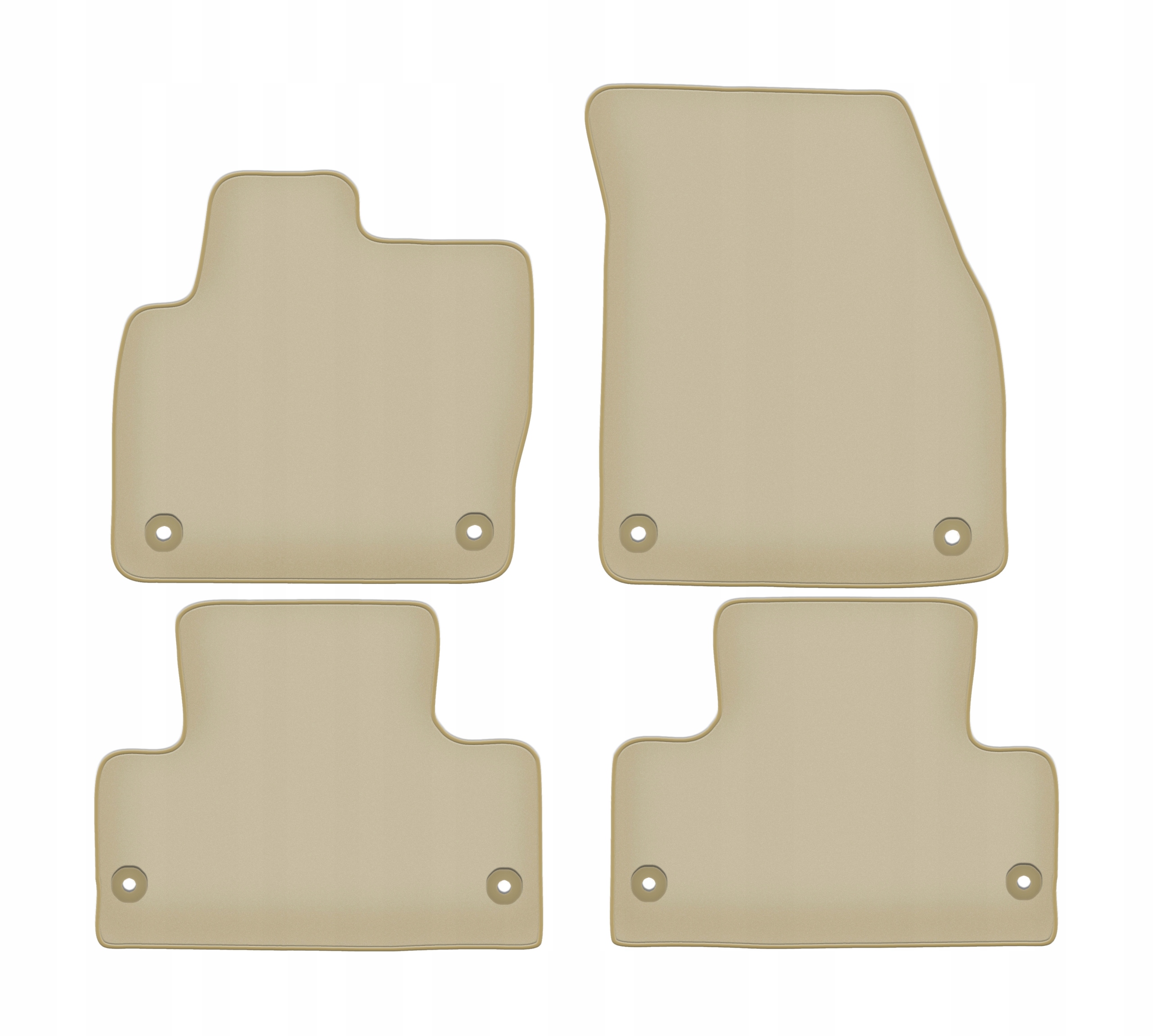 Велюровые коврики велюровые 4 Эл.