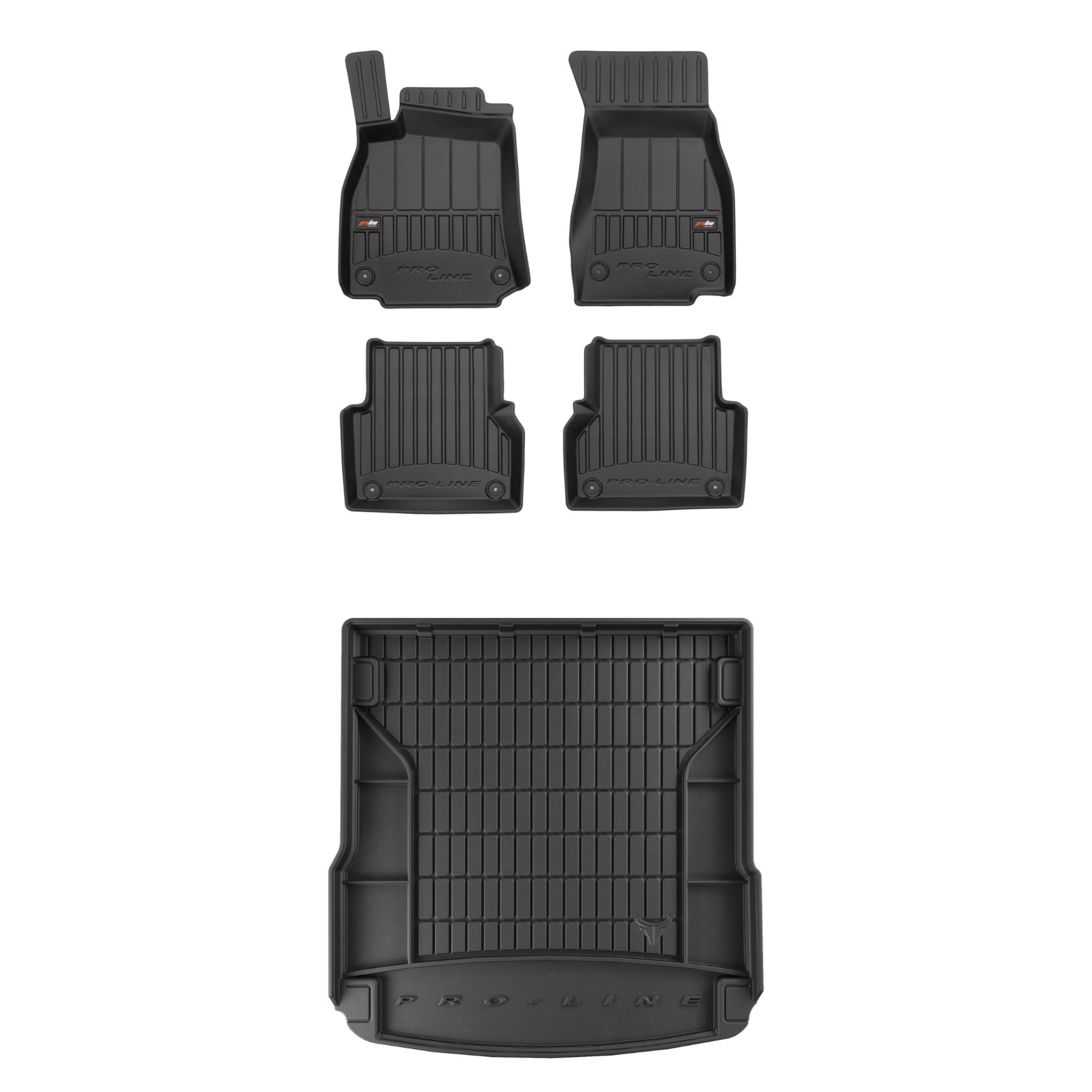 Sada gumových kobercov a rohoží pre Audi A6 C8 2018