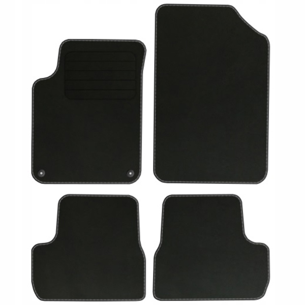 Citroen C3 II 09-13 Koberečky velur Comfort zarážky