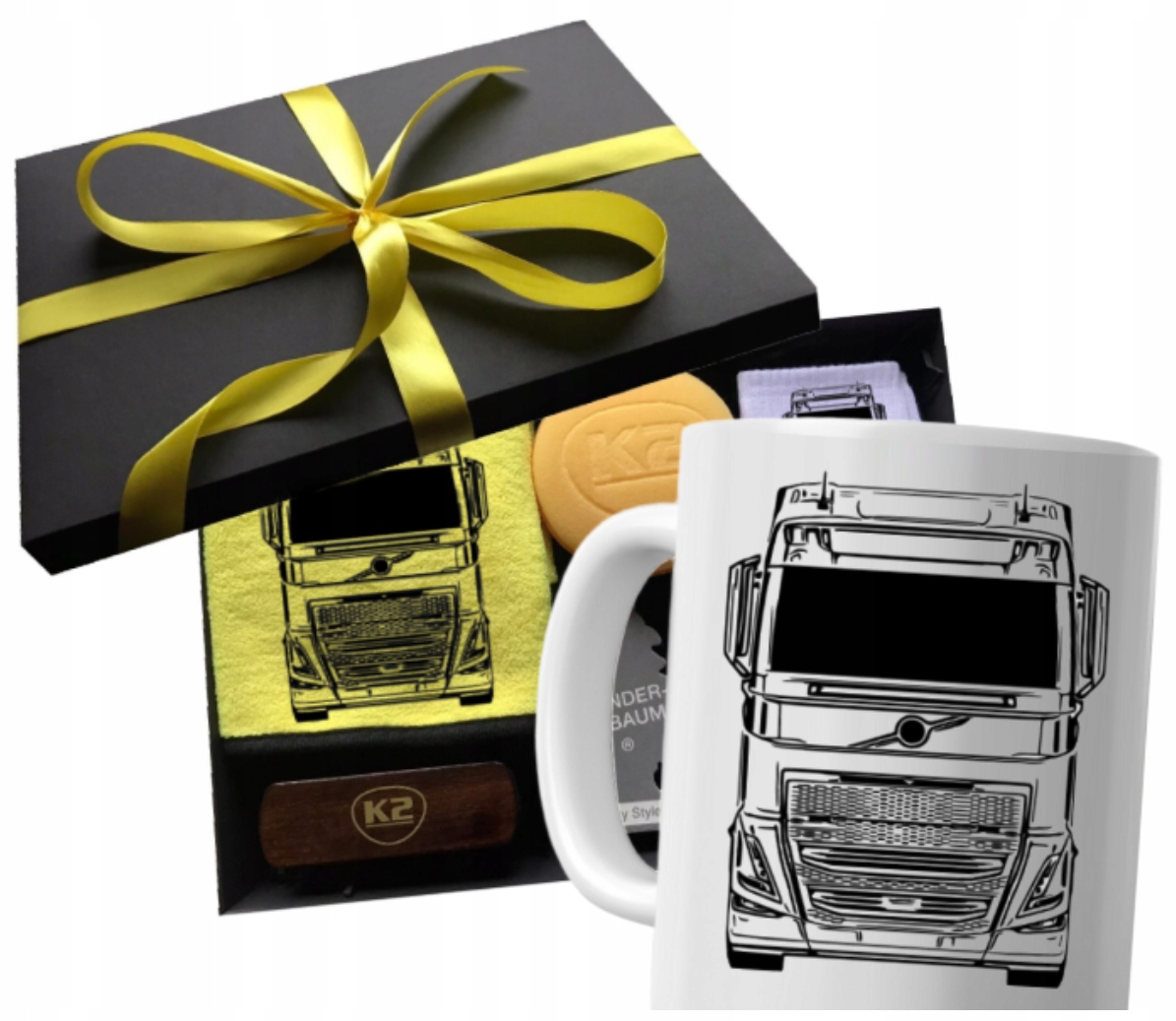 Sada dárek pro fanouška Volvo, hrnek pro kluka, otce, bratra, řidiče