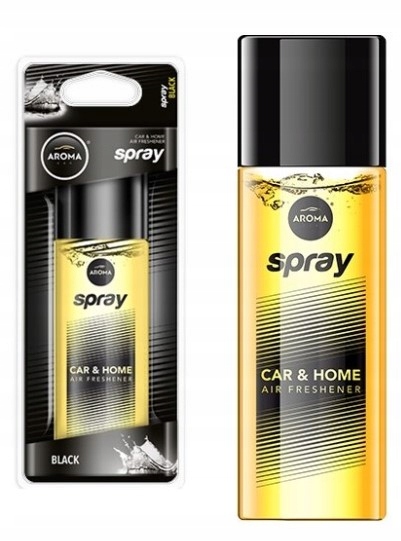 AROMA CAR SPRAY BLACK zapach samochodowy