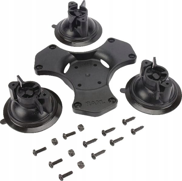 Ram Podstawa uchwytu do napojów kompozytowa potrójna przyssawka 2019 mm