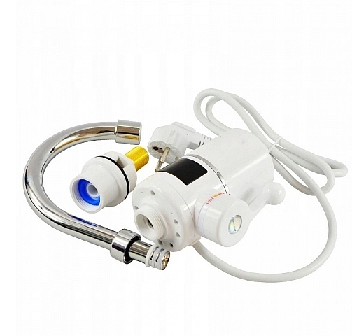 3000W PRZEPŁYWOWY PODGRZEWACZ WODY LCD + bateria Moc 3000 W