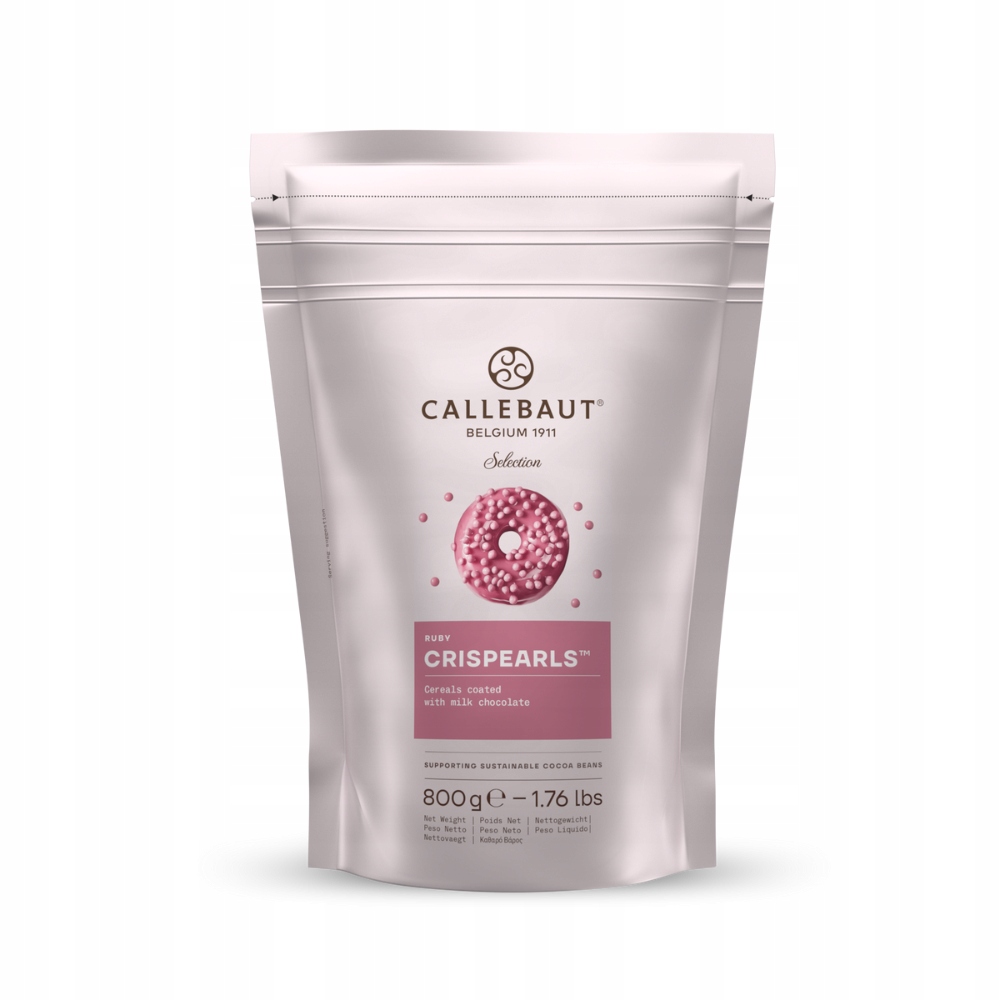 Levně Callebaut Crispearls Ruby 800g