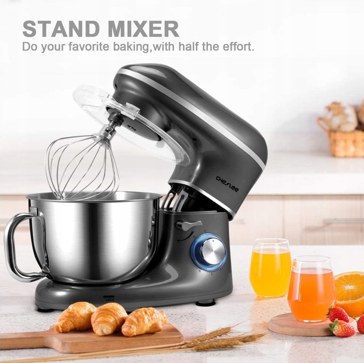 Wielofunkcyjny Robot kuchenny Cheflee 1500 W Kolor dominujący srebrny/szary