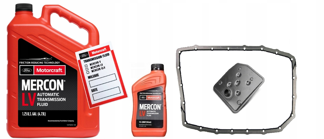 MOTORCRAFT MERCON LV 6L + FILTR USZCZELKA MUSTANG