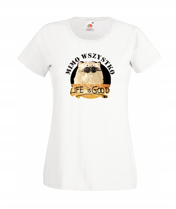 

XXL Koszulka Damska Koty Soft Kitty Śmieszne Wzory
