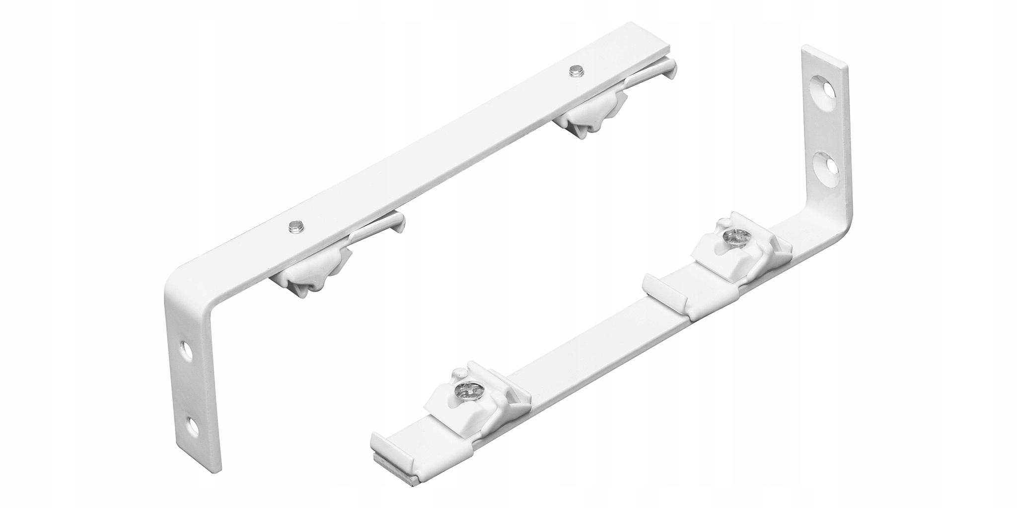 Akcesoria UCHWYT ŚCIENNY podwójny karnisz ks alu.