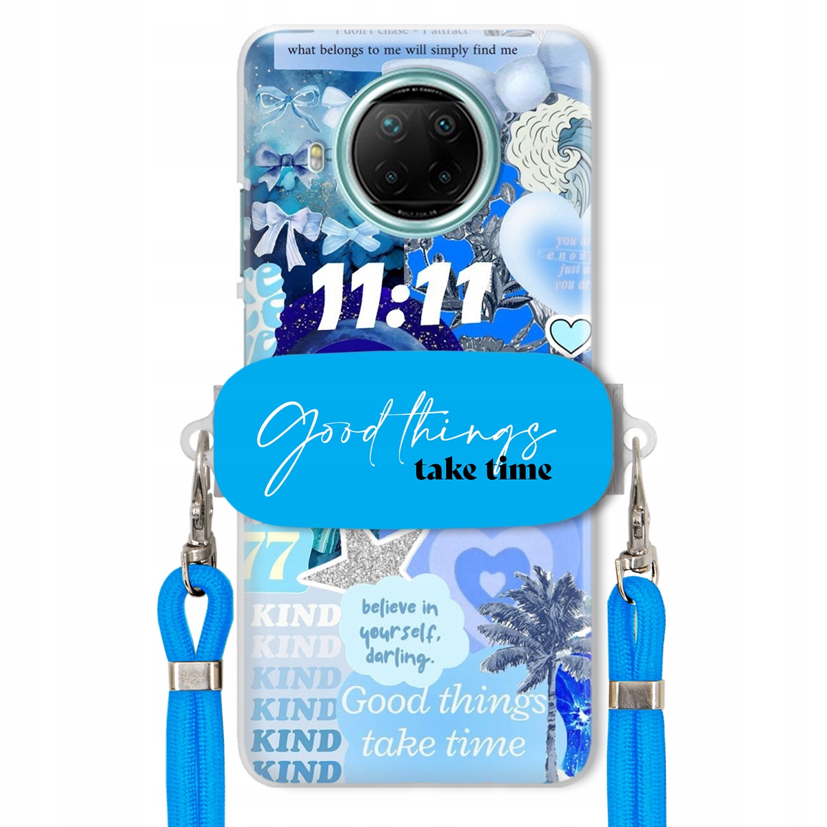 Pouzdro pro Xiaomi Redmi Note 9 5G Držák Vodítko Crossbody Good Things Dovolená