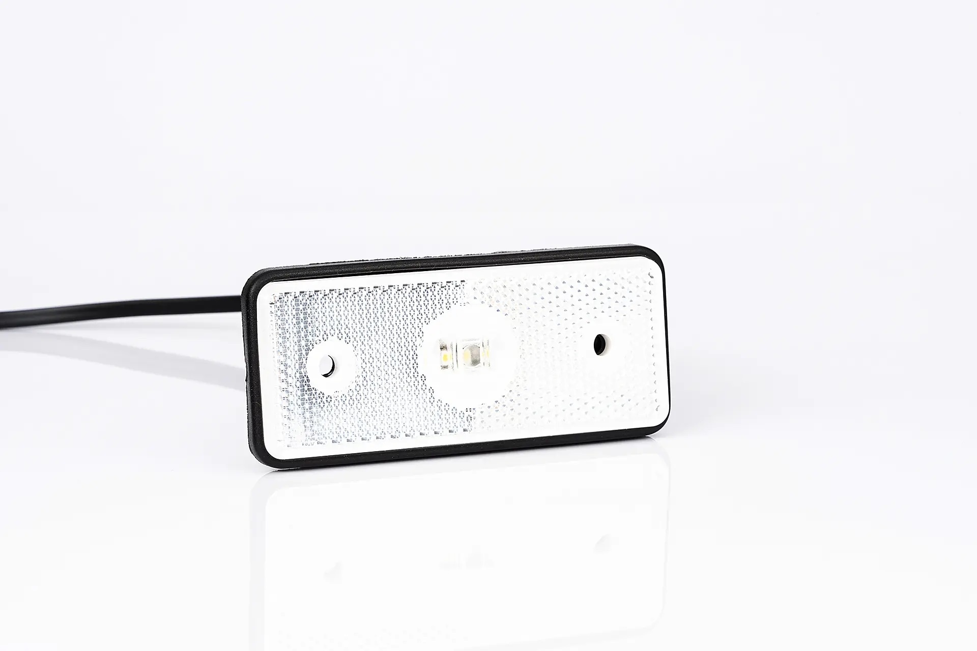 LAMPA LAMPKA OBRYSOWA DIODOWA LED 12/24V BIAŁA