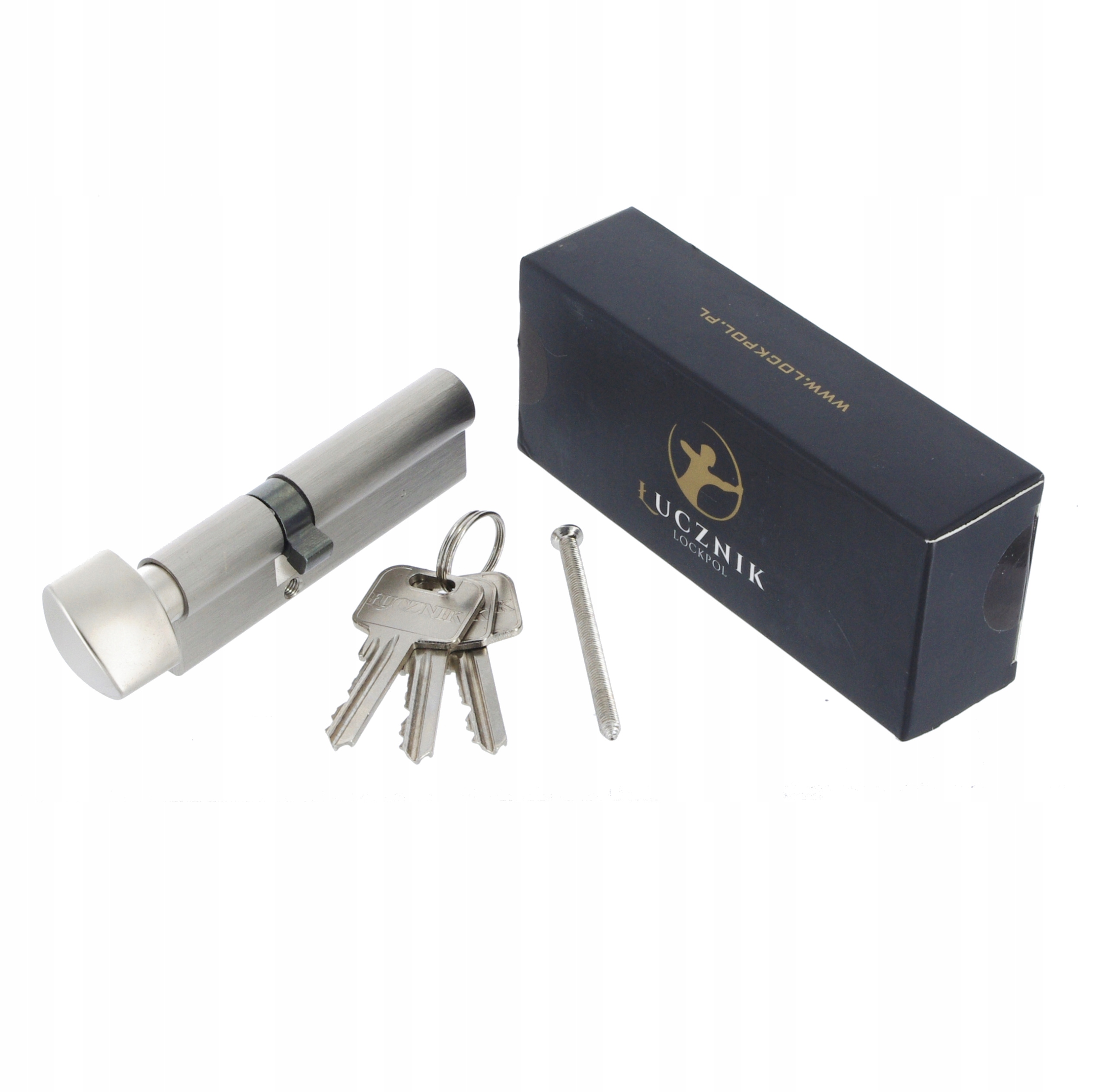 wkładka zamka ,z gałką 35/60, 3 klucze,solidna!