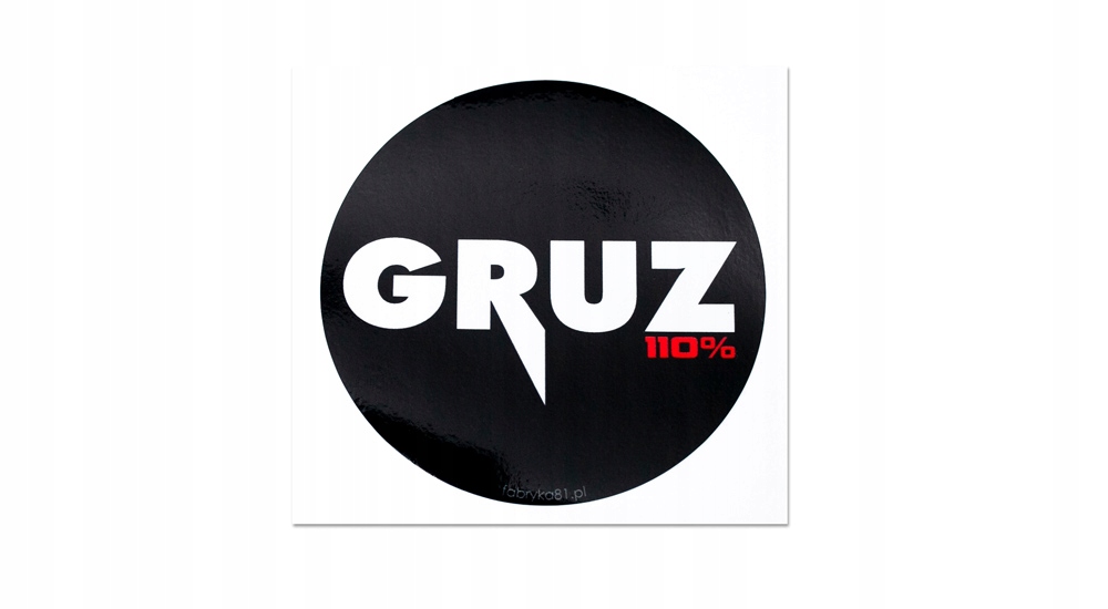 Naklejka na samochód Gruz 110% Bmw Audi Vw Honda Opel Fiat Ford Nissan Kia
