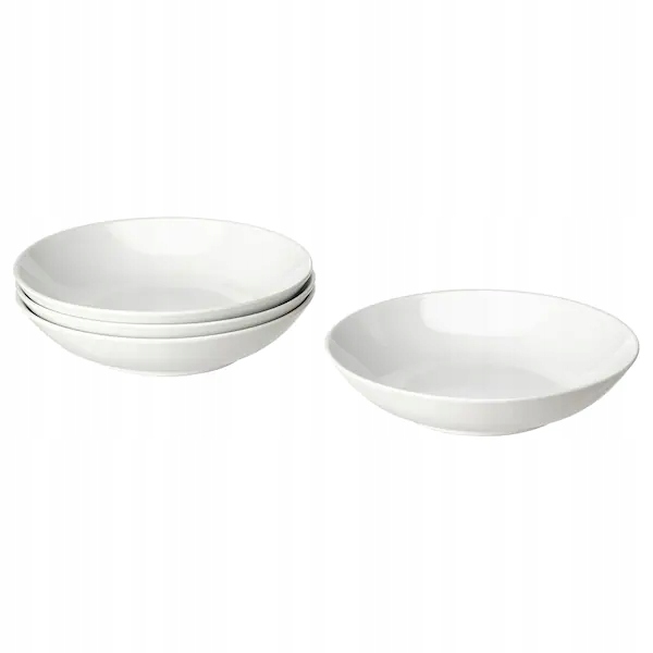 

Ikea Godmiddag Talerz głęboki biały 23 cm 4szt