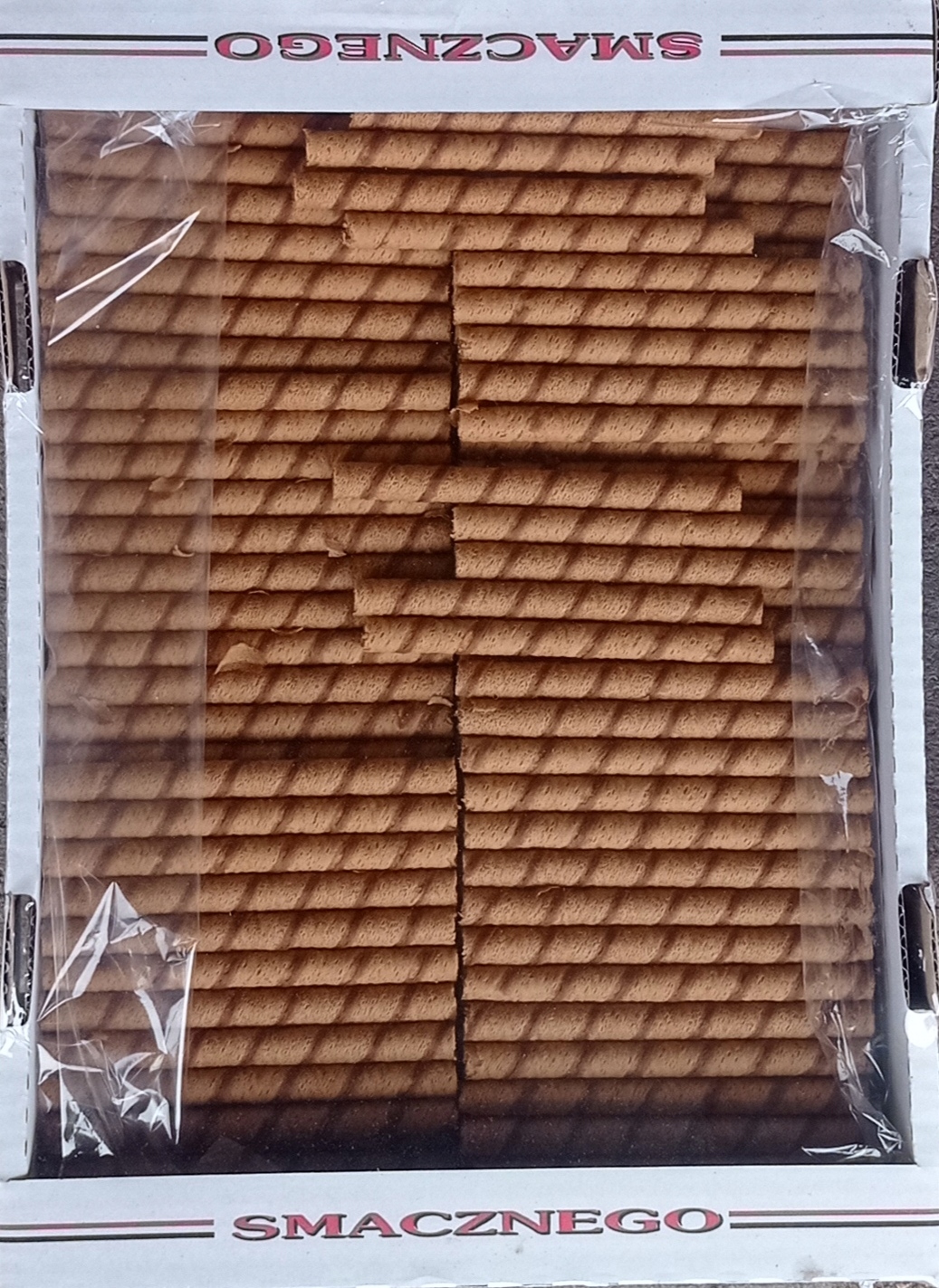 Rurki Waflowe Z Kremem O Smaku Kakaowym 3 Kg