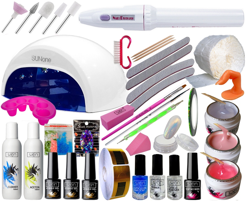 Sada Na Nehty Gelová Hybridní Lampa Bruska