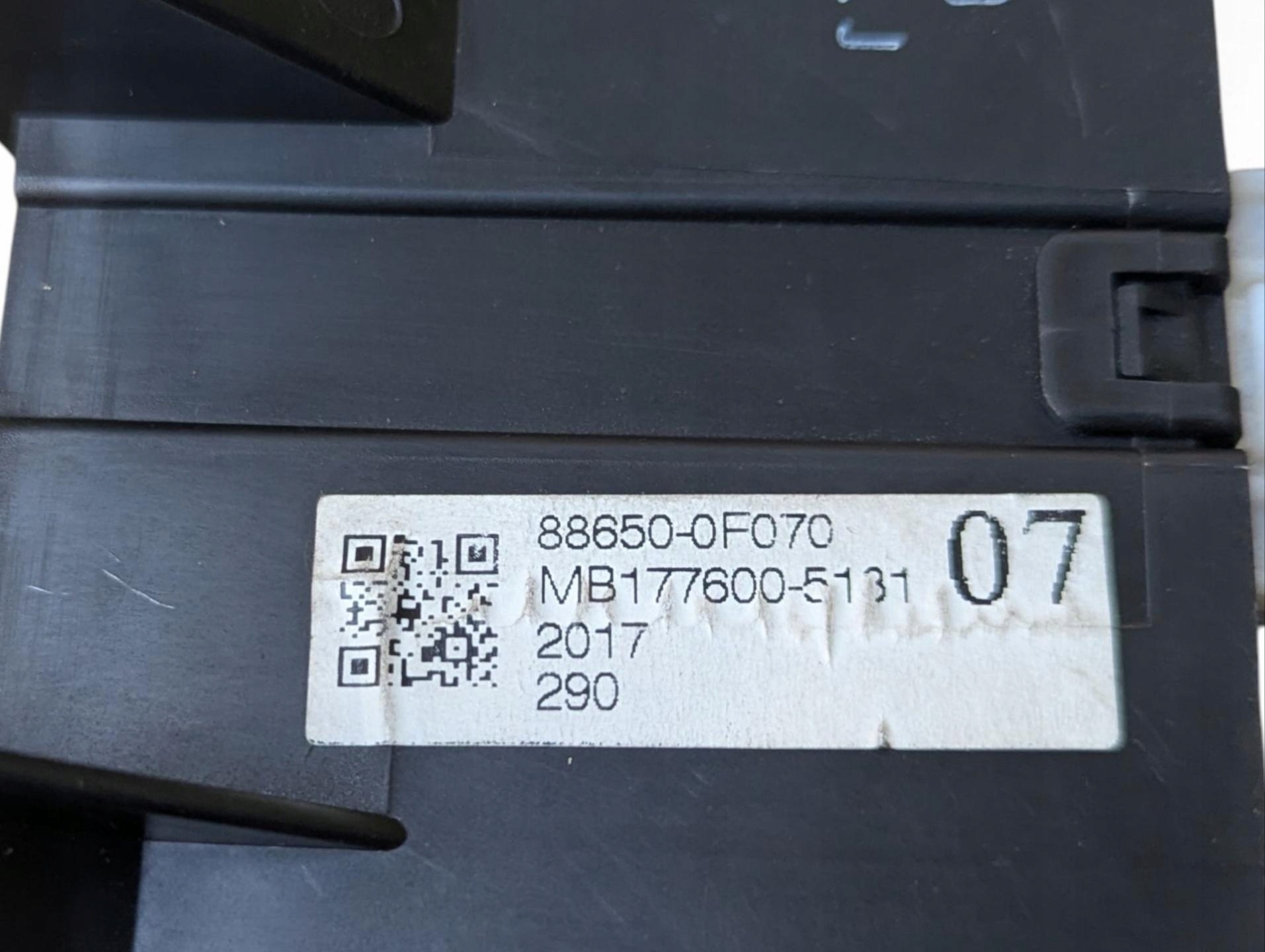 control panel of the air conditioning Toyota Corolla Verso 2 AR10 facelift 2007