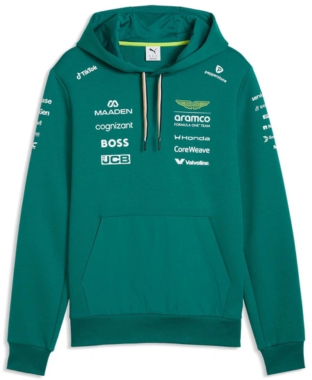 Mikina Aston Martin F1 Team 2026 Hoodie Zelená r.XL
