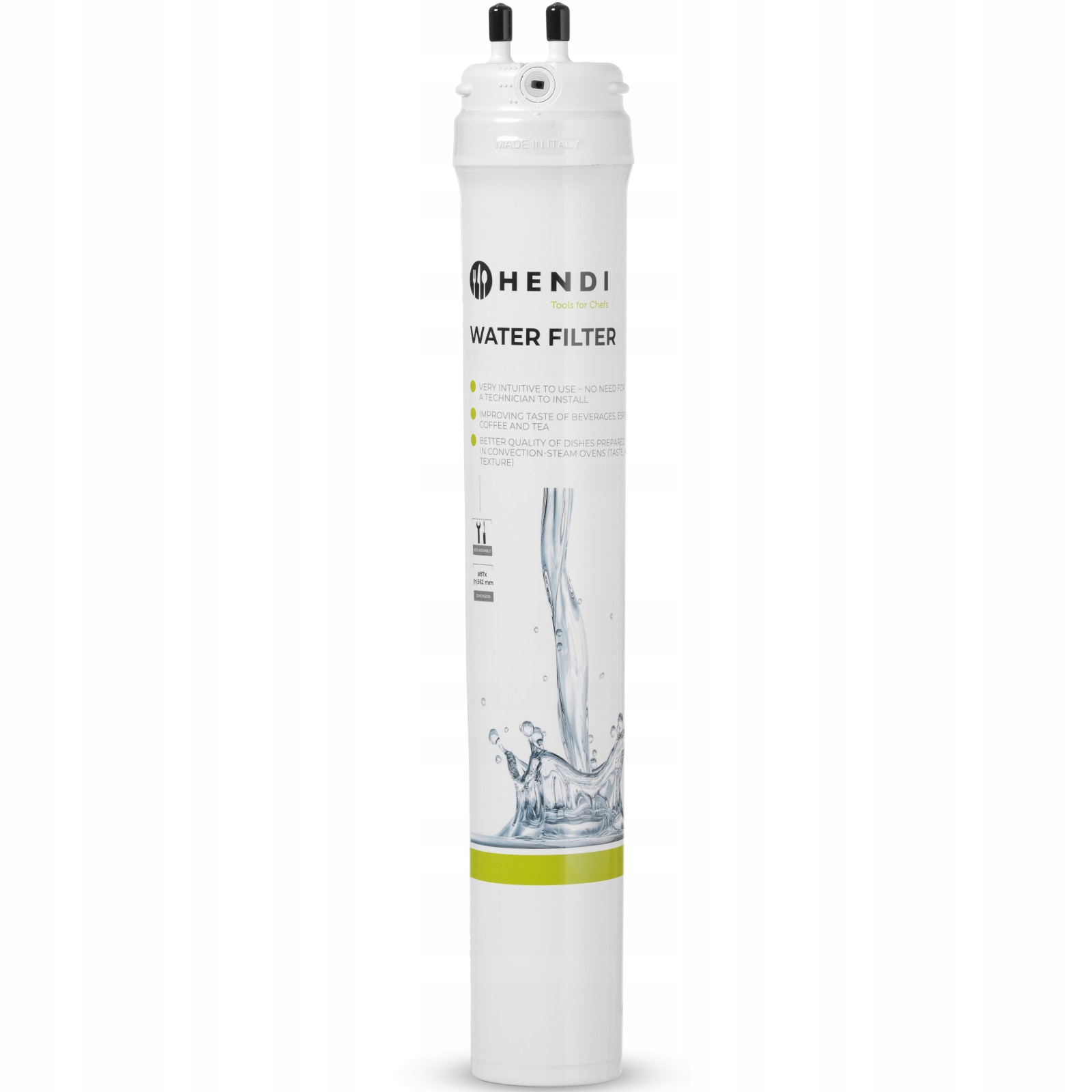 Filter na úpravu vody S priemer 87 x 562 mm 2 l/min Hendi 237885