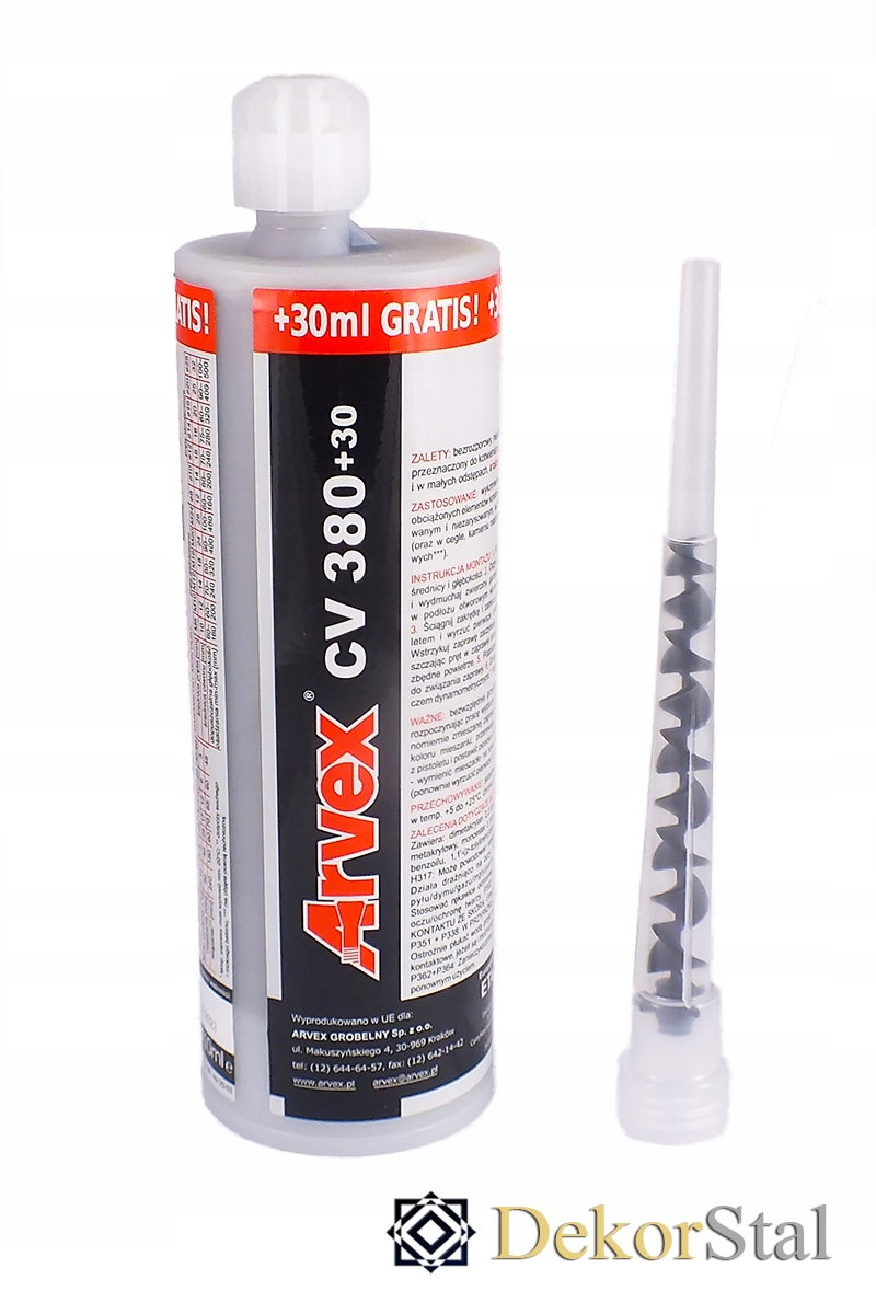 

Zaprawa kotwiąca Arvex CV 380+30