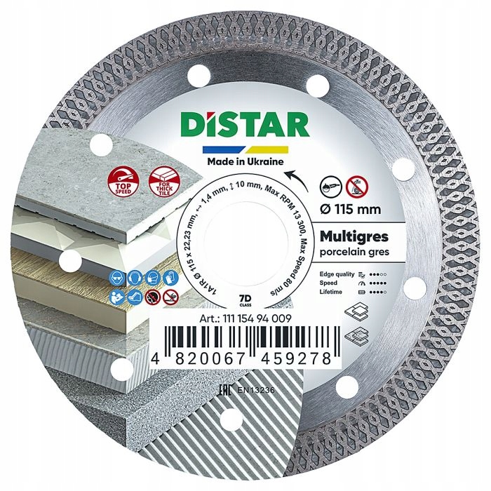Diamantový kotouč Multigres 115 mm DiSTAR