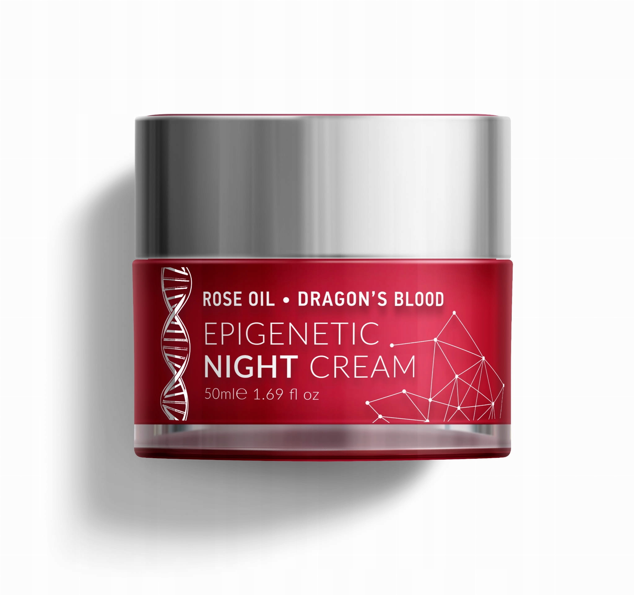 Krem Na Noc Róża Smocza Krew 50ml Regeneruje Skórę Wygładza Anti-aging